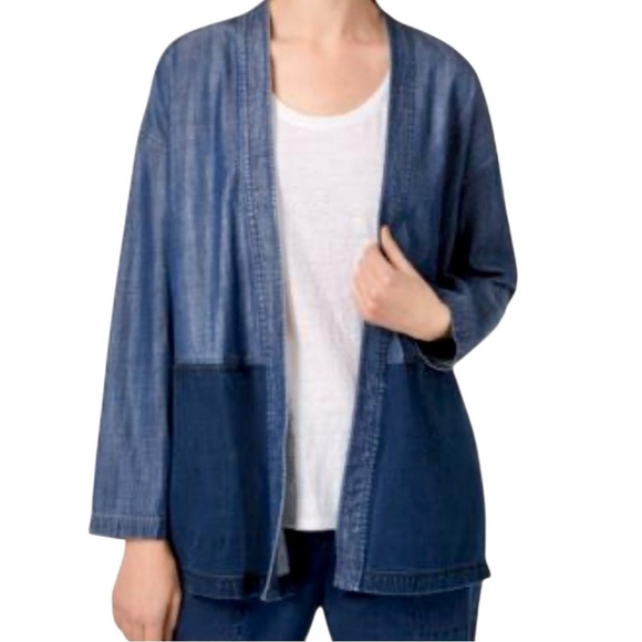 Eileen Fisher Kimono Style Jacket Size 1X - Picture 1 of 10
